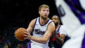 Kings’ Domantas Sabinis out for first week of season with hamstring strain