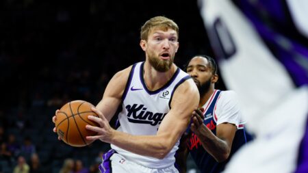 Kings’ Domantas Sabinis out for first week of season with hamstring strain