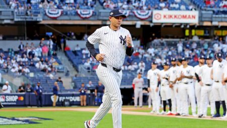 Aaron Boone defends his moves after Yankees bullpen falters again in playoff-opening loss to the Red Sox