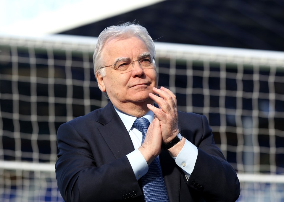 Everton chairman Bill Kenwright.