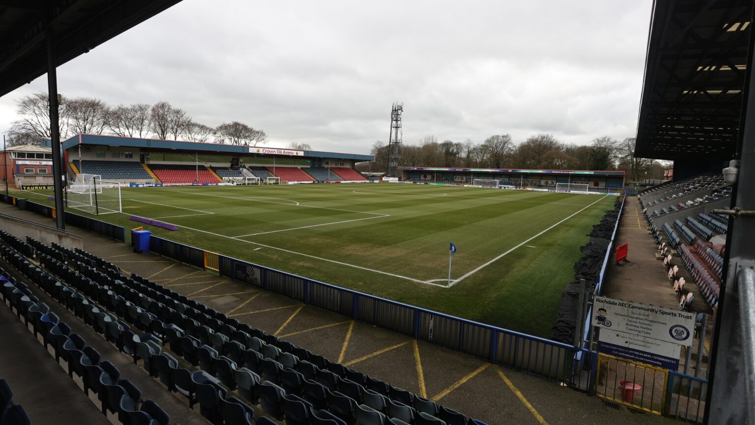 National League club announces unprecedented mid-season ground rebuild and forced to move home games National League club announces unprecedented mid-season ground rebuild and forced to move home games