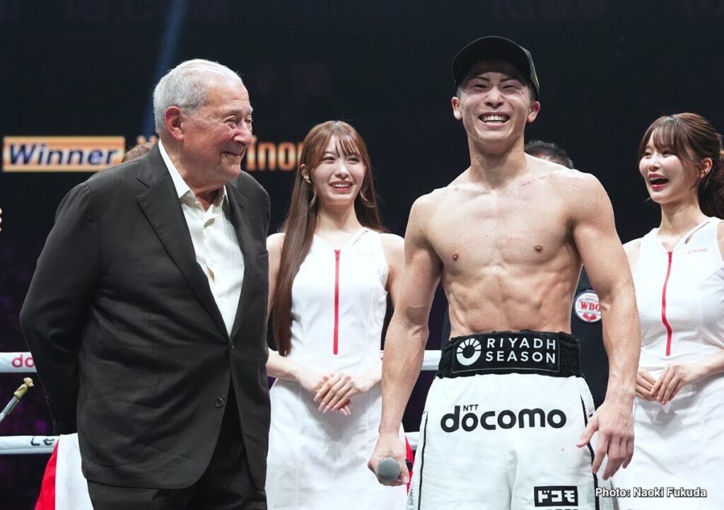 Bob Arum Calls Naoya Inoue “The Best Fighter I’ve Ever Seen” — Ranks ‘Monster’ Above Ali, Leonard, and Duran After 60 Years in Boxing