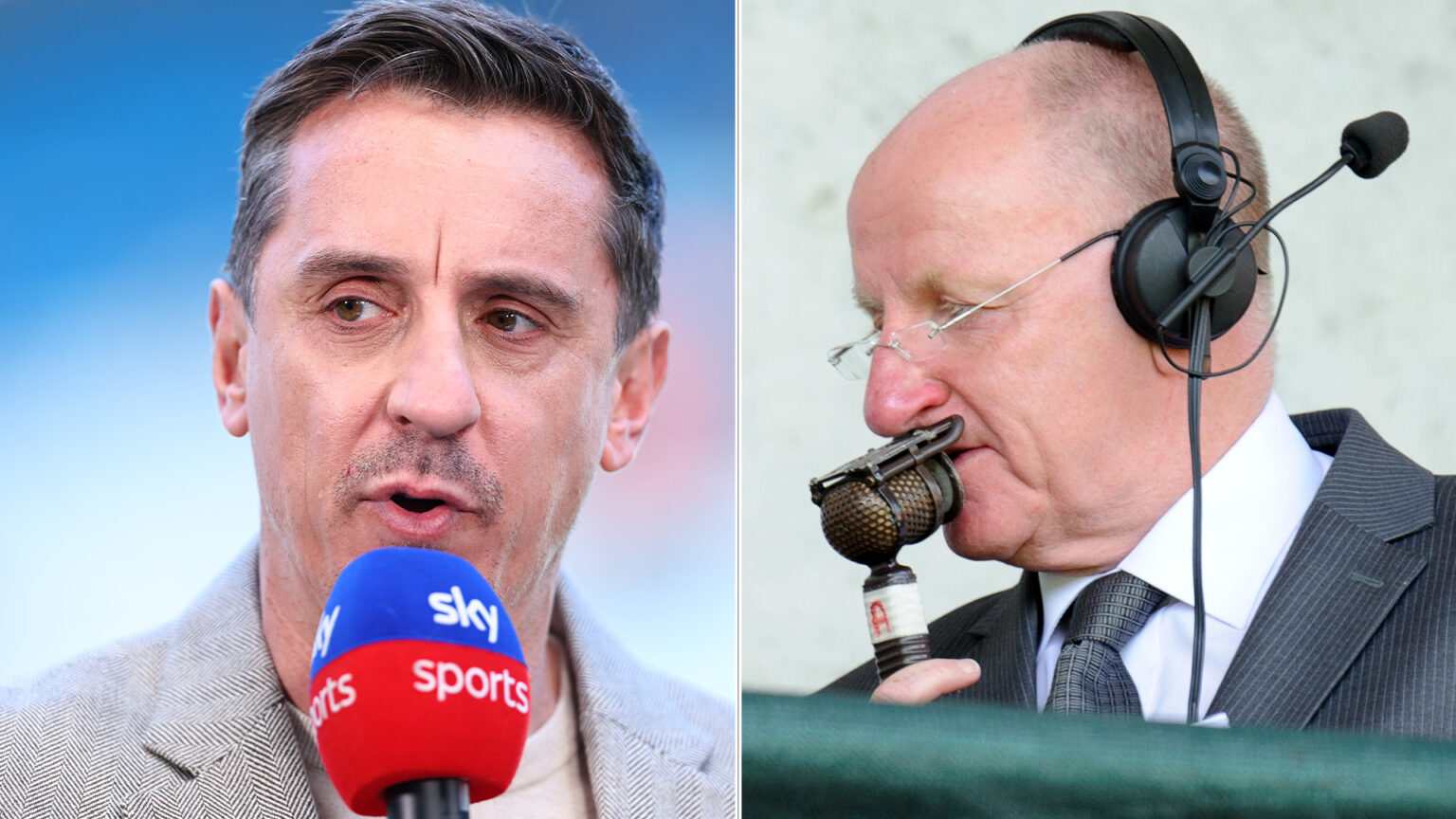 Gary Neville ruined my moment of fame by sounding like he was getting strangled, reveals ex-Sky Sports commentator Gary Neville ruined my moment of fame by sounding like he was getting strangled, reveals ex-Sky Sports commentator