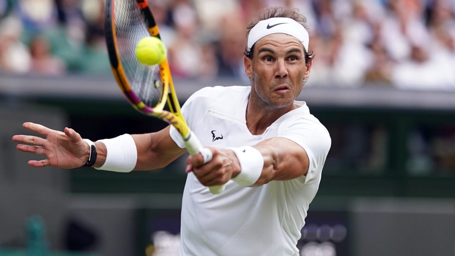 Rafael Nadal returns to tennis court as 22-time Grand Slam champion, 39, says ‘next time I’ll be stronger’ Rafael Nadal returns to tennis court as 22-time Grand Slam champion, 39, says ‘next time I’ll be stronger’