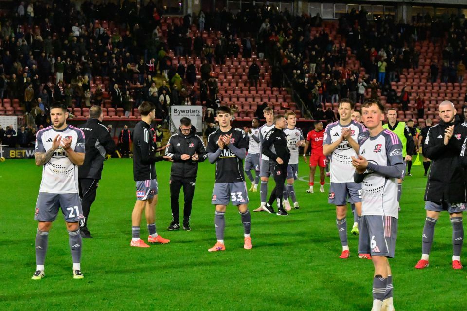 Leyton Orient v Exeter City, EFL Sky Bet League One, Football, Betwright Stadium, Leyton, UK - 15 Nov 2025