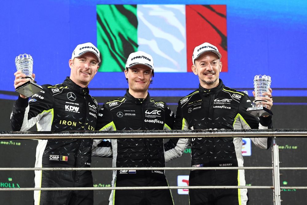 #61 Iron Lynx Mercedes-AMG LMGT3: Martin Berry, Lin Hodenius, Maxime Martin