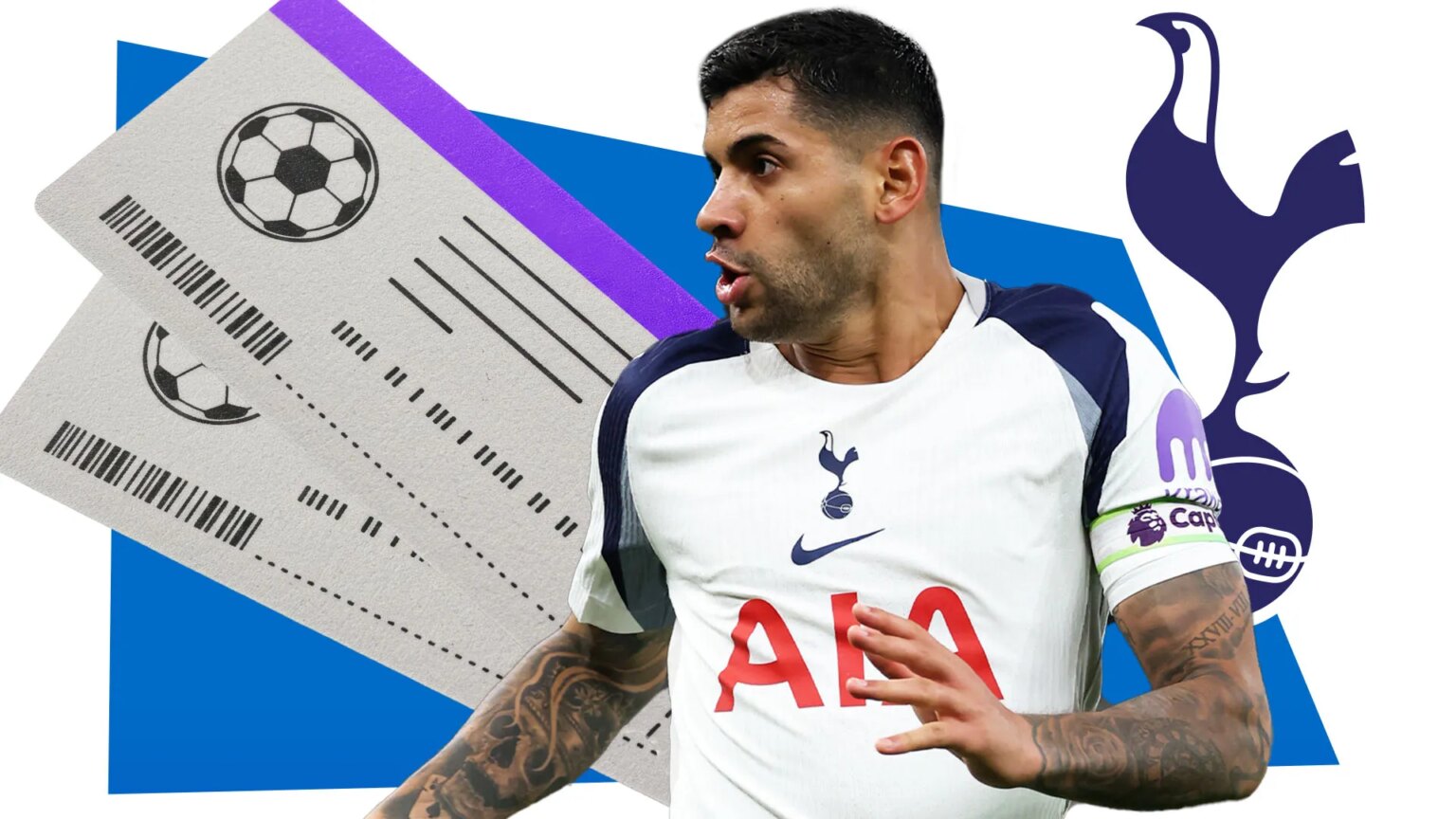 Tottenham Hotspur tickets and hotel deals for Premier League & Champions League matches from £135pp Tottenham Hotspur tickets and hotel deals for Premier League & Champions League matches from £135pp