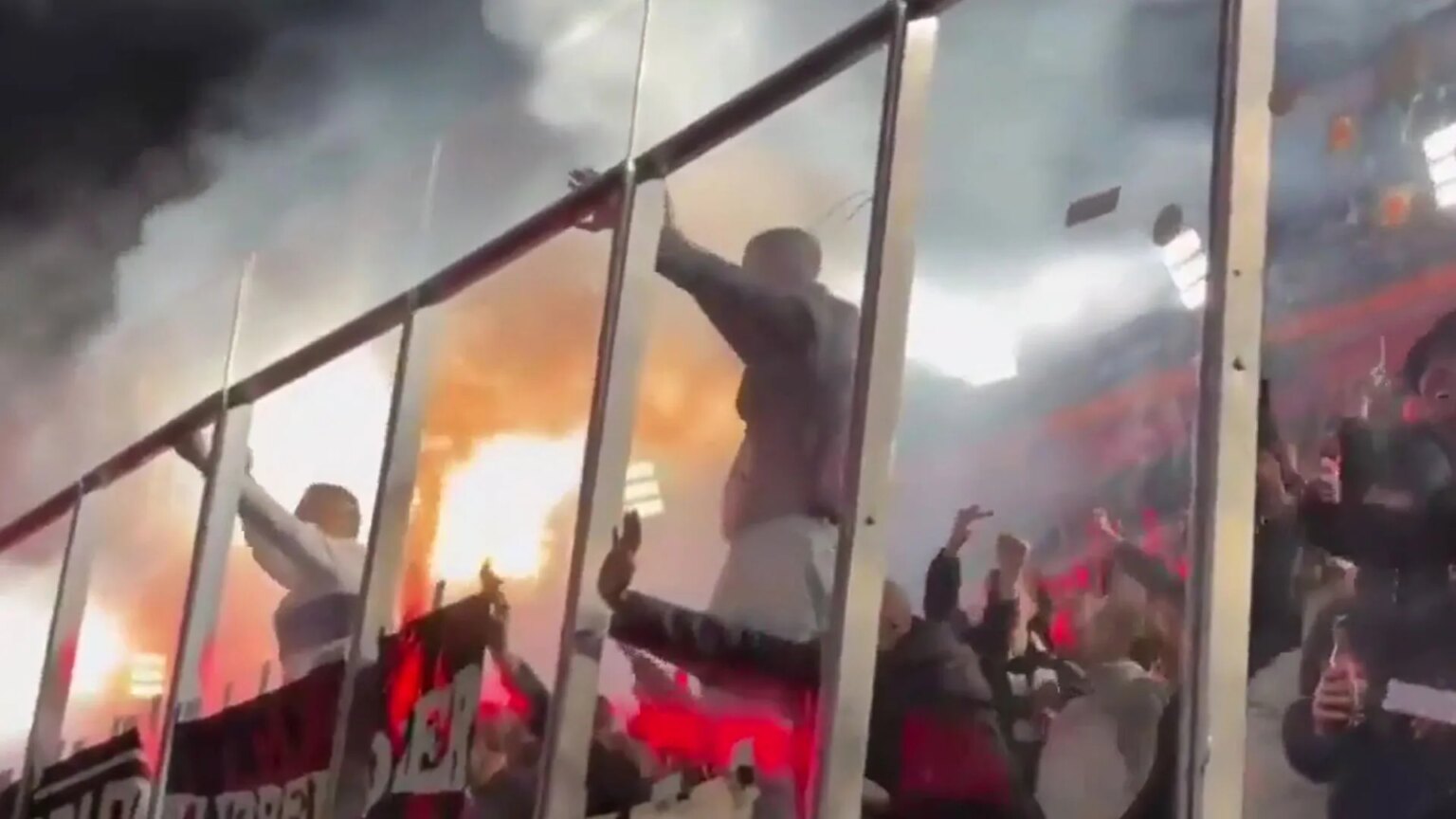 Barcelona’s Nou Camp stadium badly damaged in Champions League clash with Eintracht Frankfurt