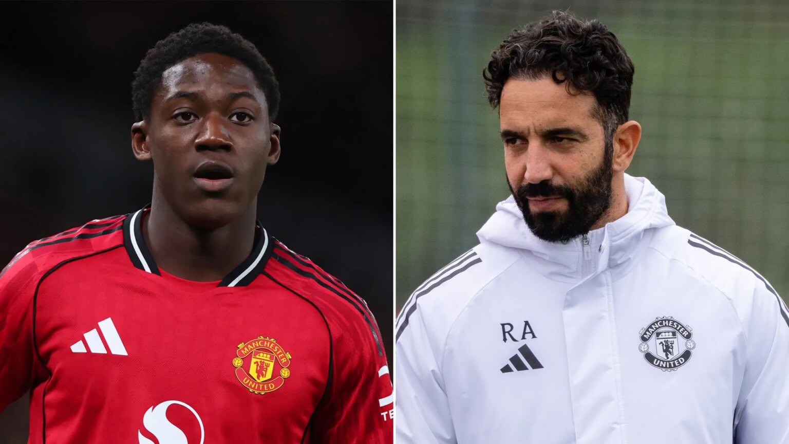 Kobbie Mainoo appears to respond to laughing Amorim as ‘TWELVE teams circle for Man Utd outcast’