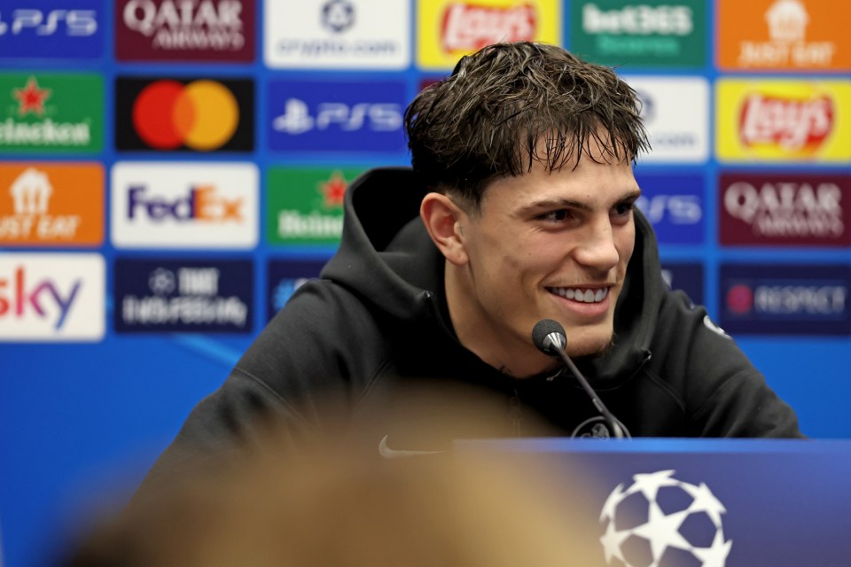 Chelsea FC Training Session And Press Conference - UEFA Champions League 2025/26 League Phase MD6