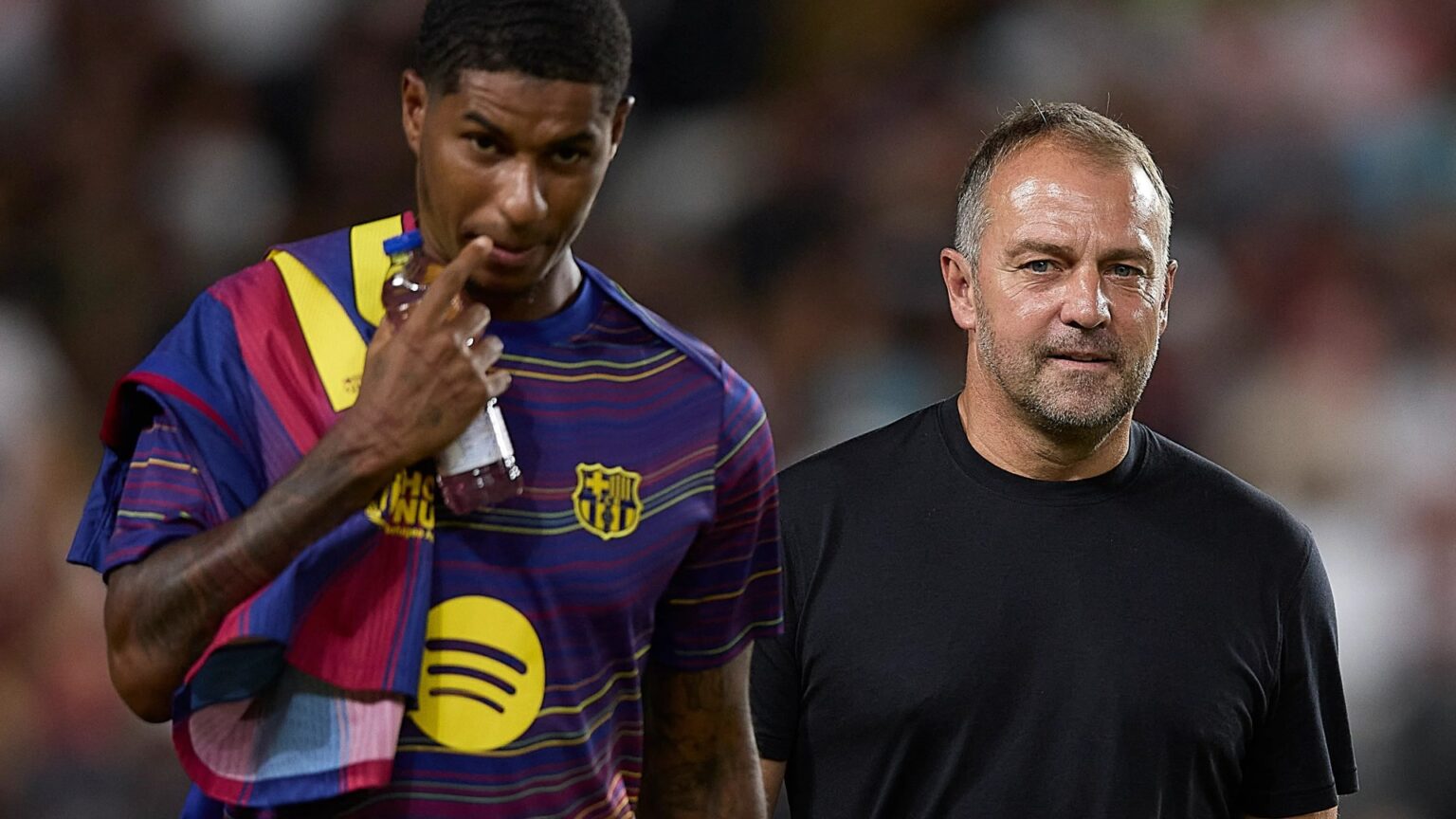 Barcelona boss Hansi Flick reveals story about Marcus Rashford’s attitude to being dropped after star’s Man Utd fall-out