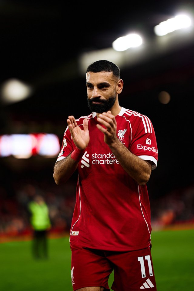Liverpool, UK. 13th Dec, 2025. LIVERPOOL - DECEMBER 13: Mohamed Salah of Liverpool applauds fans after the Premier League 2025 match between Liverpool and Brighton at Anfield Stadium, in Liverpool, England. Photo: Kobie Abbott/Sports Press Photo Cred