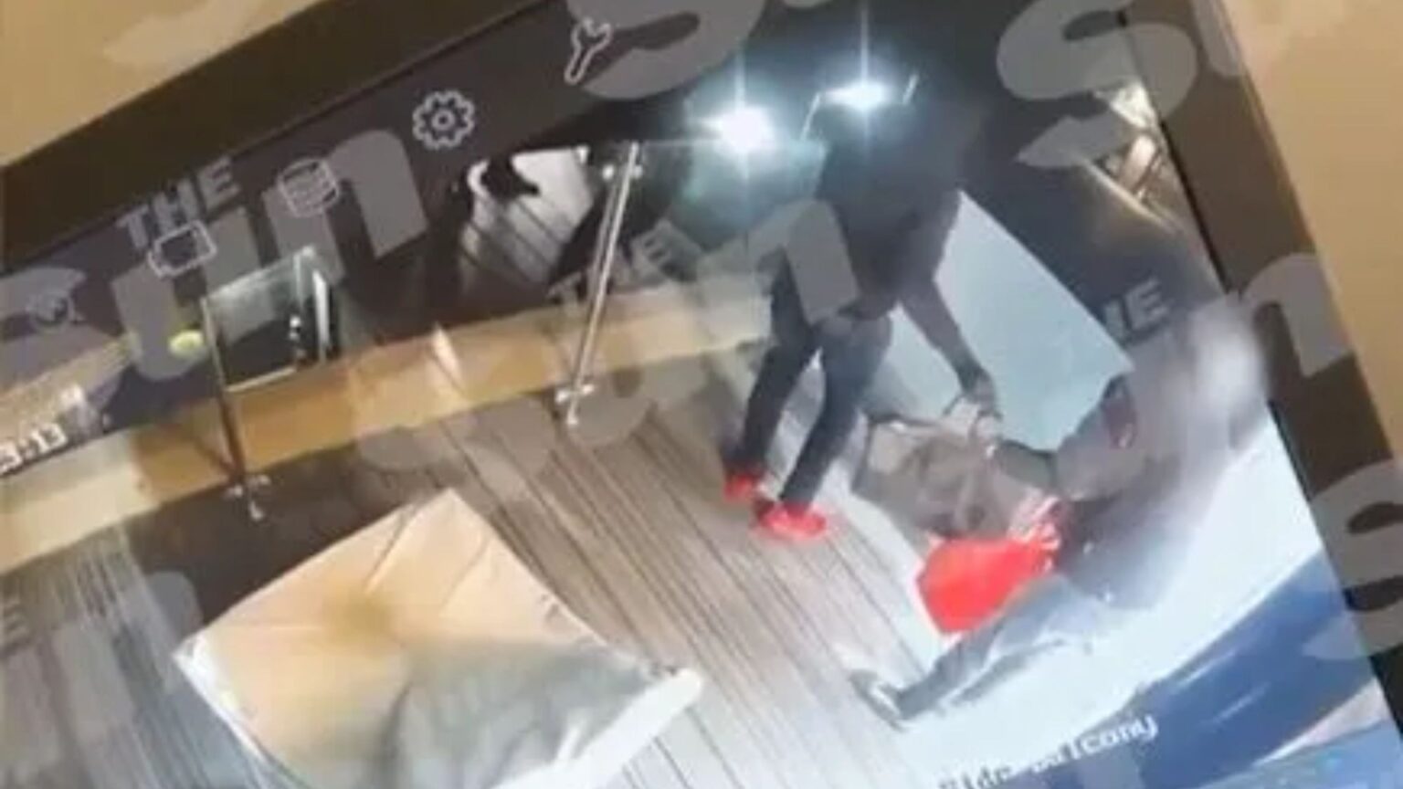 Moment masked raiders flee Prem ace Bissouma’s home as he reveals jewellery & designer gear swiped