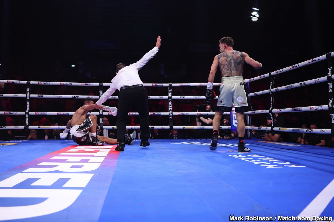 Image: Boxing Results: Josh Padley Stops Jaouad Belmehdi in Two