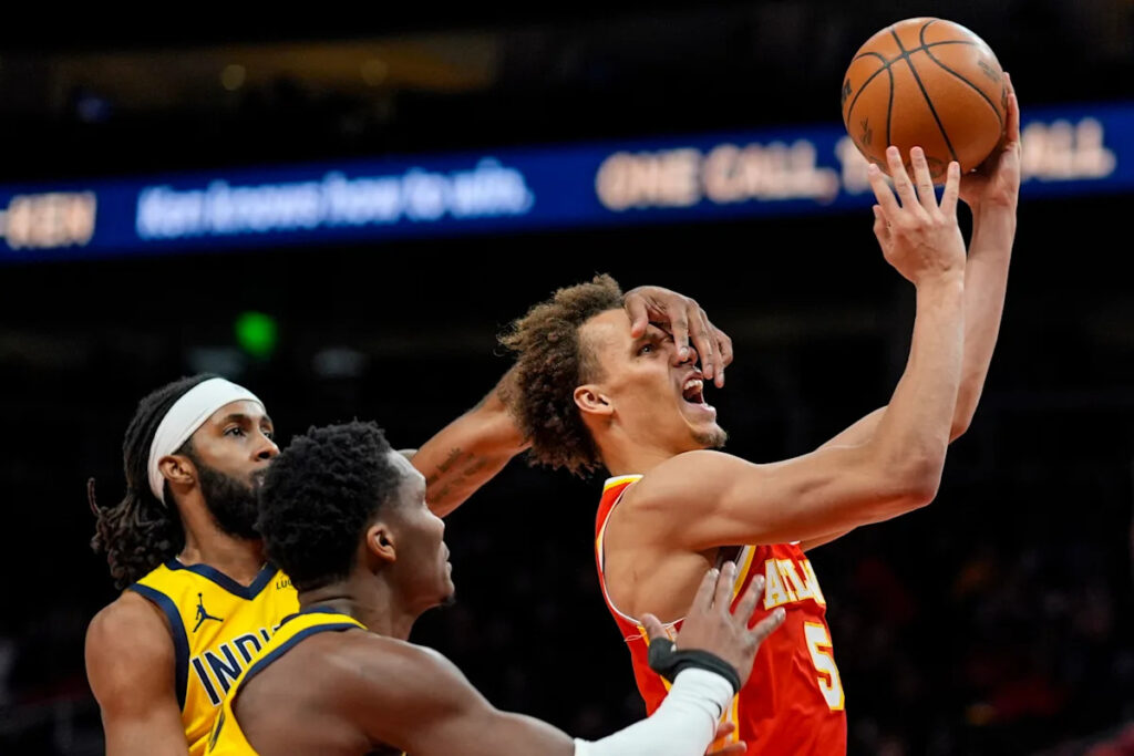 CJ McCollum scores 23 points and Hawks ride 17-0 second-half run to charge past Pacers 132-116 CJ McCollum scores 23 points and Hawks ride 17-0 second-half run to charge past Pacers 132-116