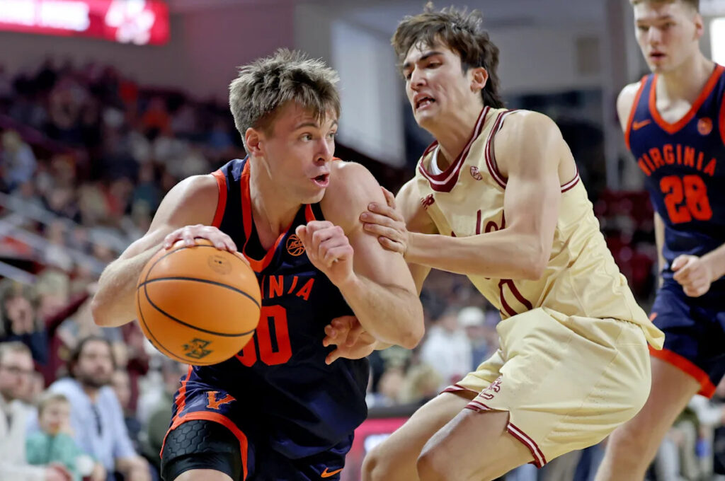 Thijs De Ridder’s 17 points leads No. 17 Virginia past Boston College 73-66