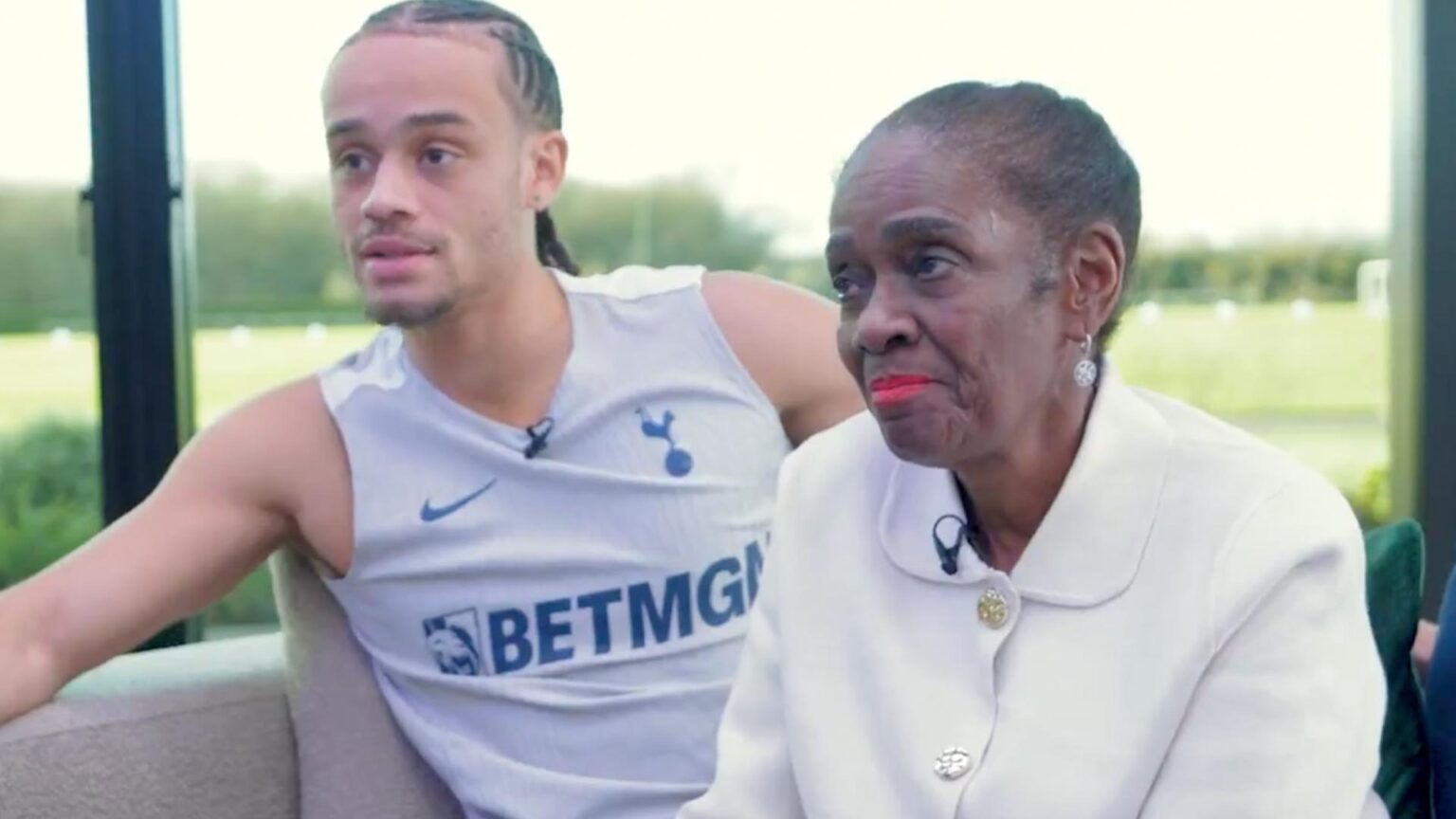 Tottenham star Xavi Simons and his grandma bravely feature in heartwarming video about Alzheimer’s