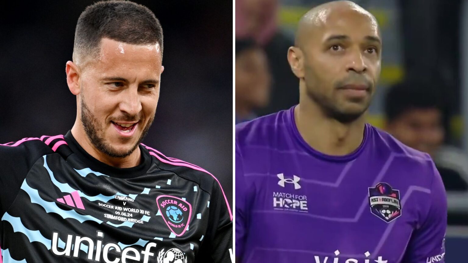 Who is playing in huge charity match?