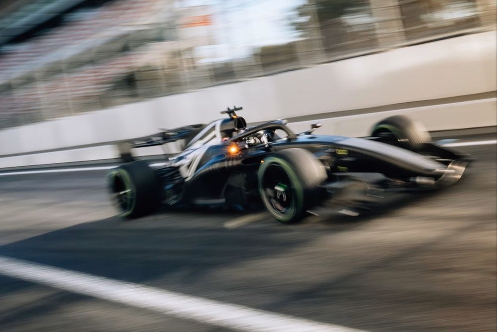 Valtteri Bottas tests the Cadillac 2026 car in Barcelona