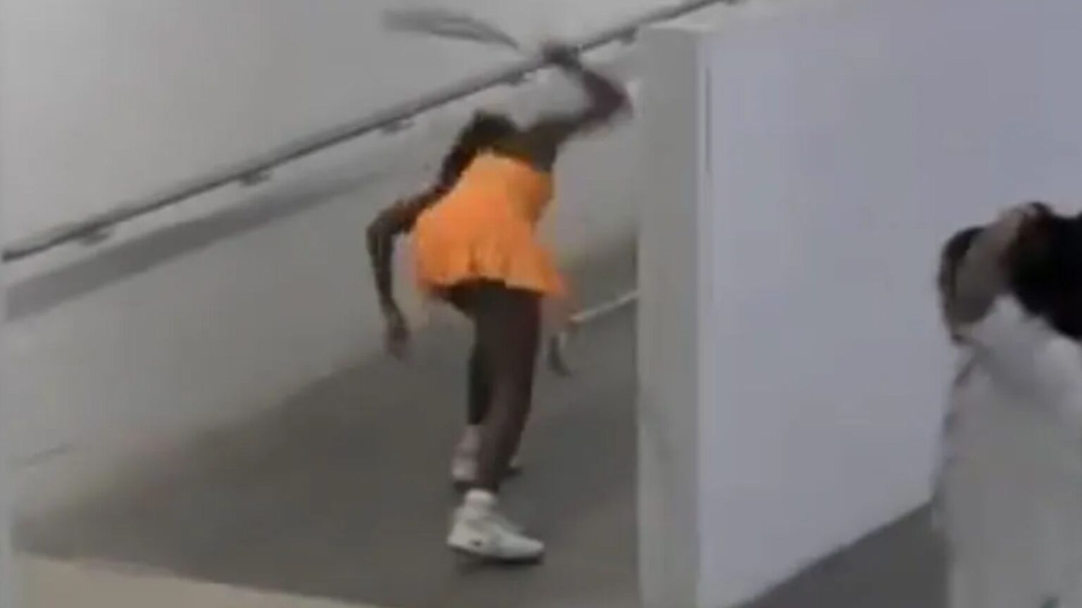 Moment fuming Coco Gauff smashes her racquet after suffering worst Grand Slam defeat in seven years at Australian Open