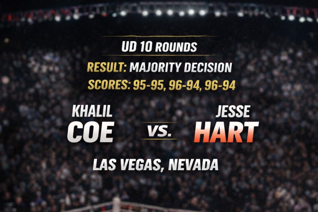 Boxing Results: Coe Gets Disputed Decision Over Jesse Hart