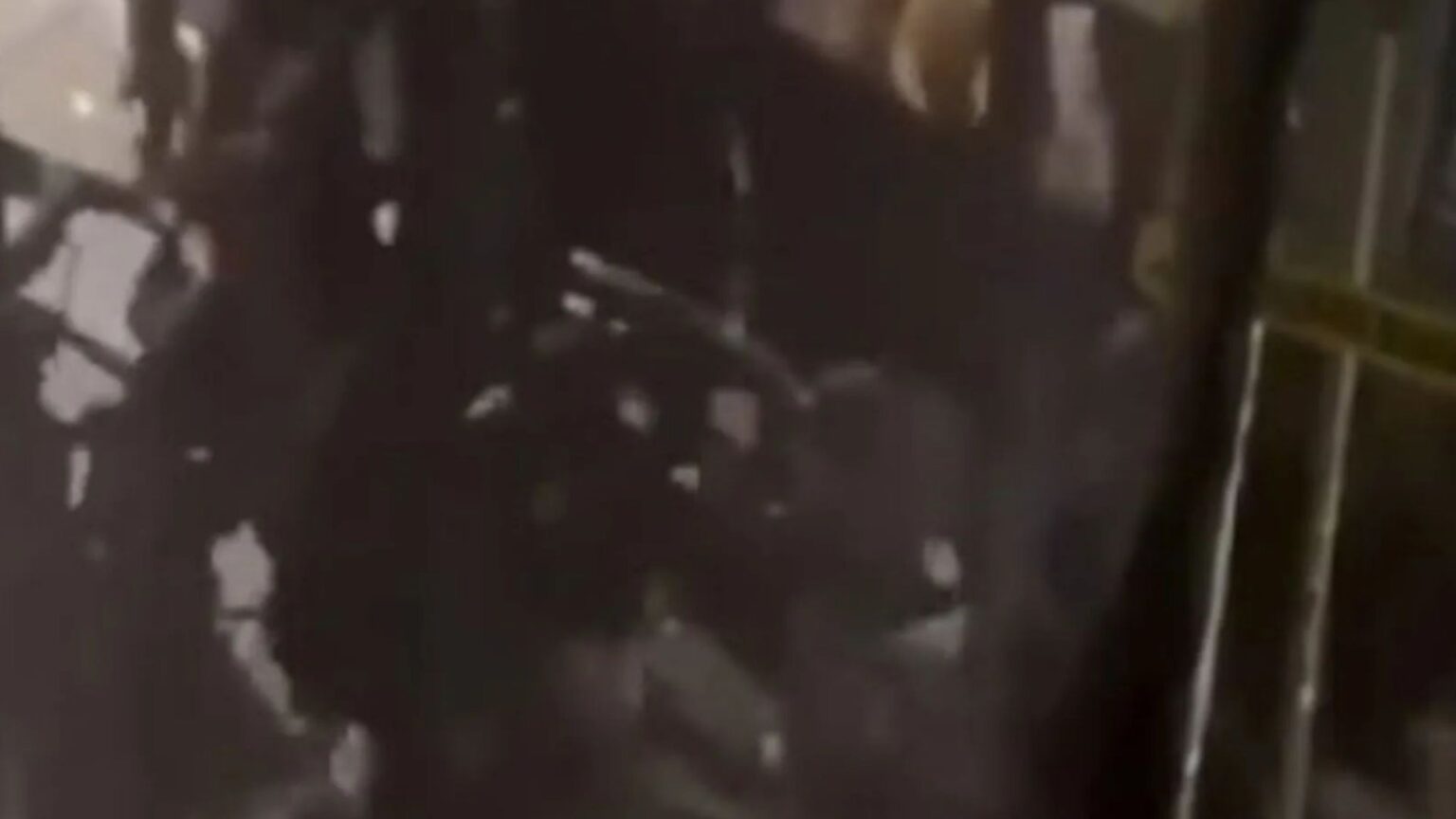 Terrifying moment pole-wielding Napoli ultras descend on pub full of Chelsea fans in street attack