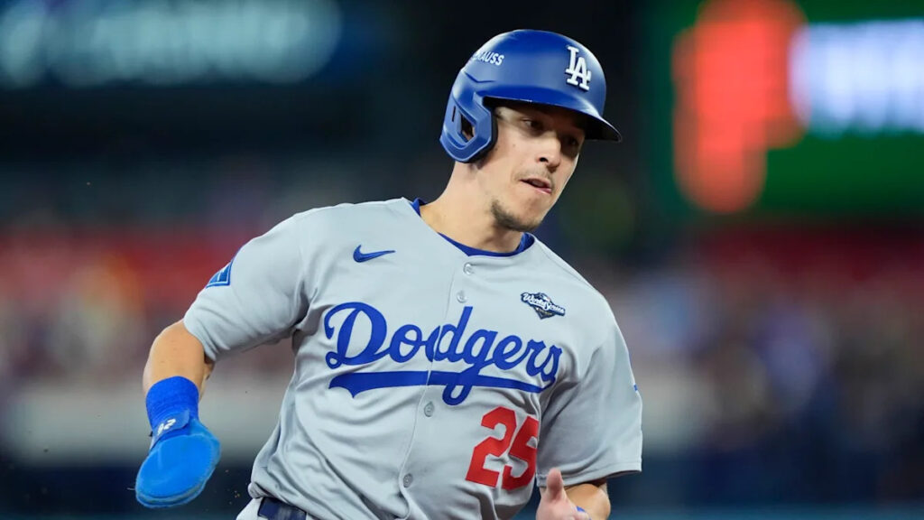 Dodgers utility man Tommy Edman won’t be ready for opening day coming off ankle surgery