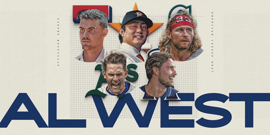 AL West offseason grades: Can the Mariners repeat as division champs? Did the Astros and Rangers do enough to keep up?