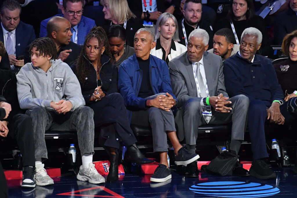 The Obamas all smiles at the 2026 NBA All-Star game: See photos