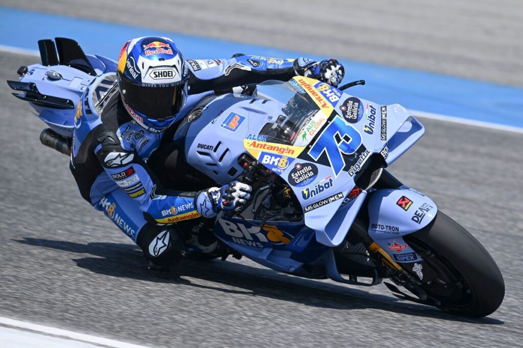 Alex Marquez fastest on opening day as Marc Marquez crashes twice