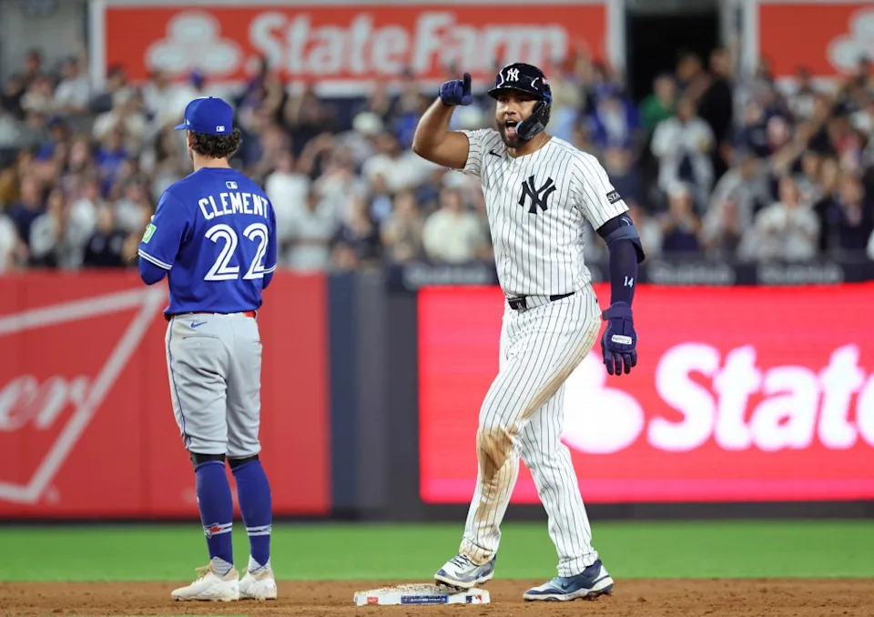 Amed Rosario is pictured during the Yankees’ Oct. playoff game. Charles Wenzelberg