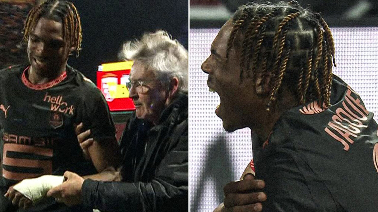 Jeremy Jacquet left screaming in agony as new £60million Liverpool signing is forced off injured in latest Rennes defeat