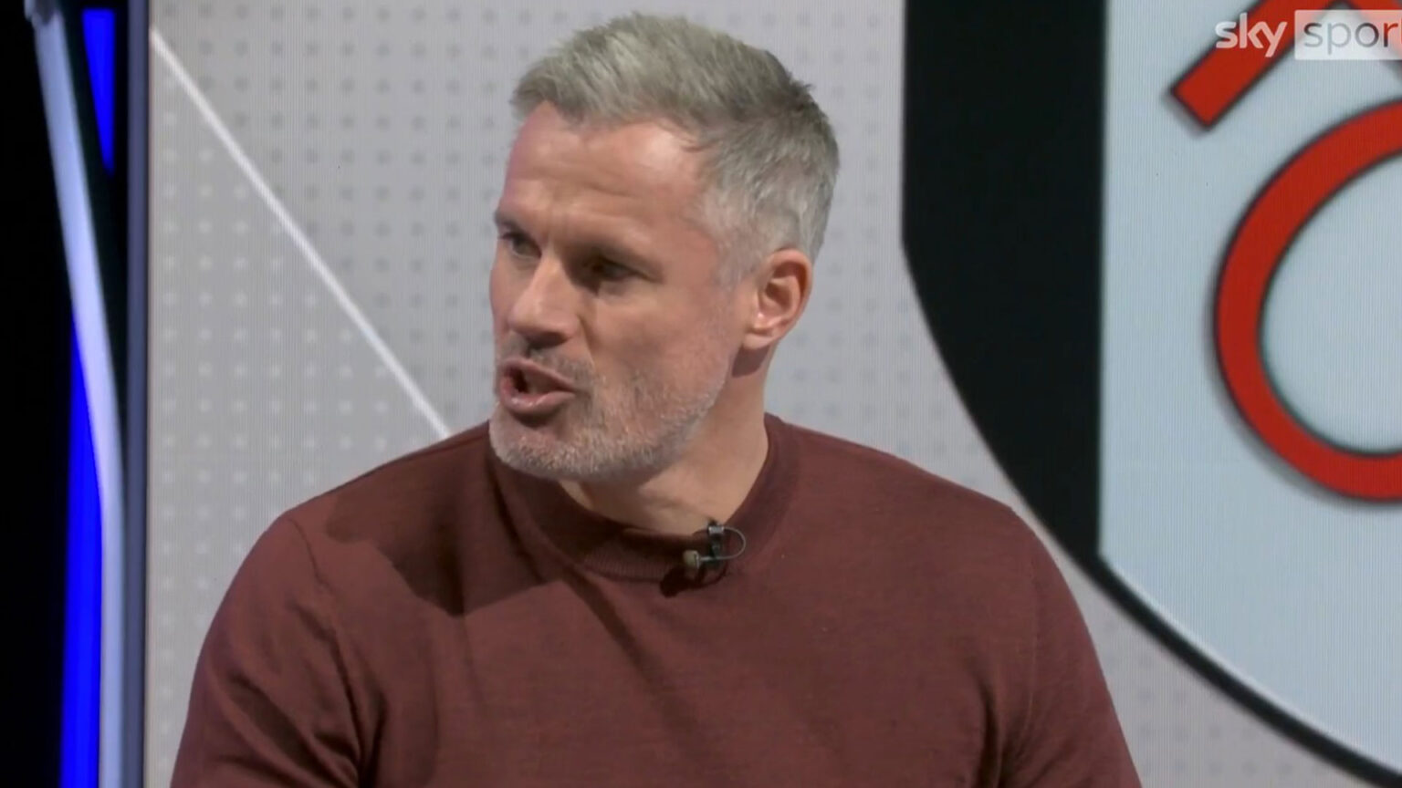 Jamie Carragher makes embarrassing climbdown live on Sky Sports nearly two years after brutal swipe at Man Utd star