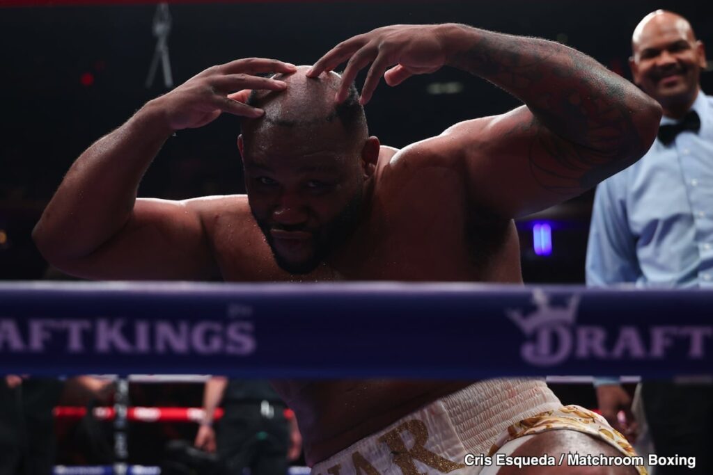 Jarrell Miller Talks About the Punch That Ended His Toupee’s Career