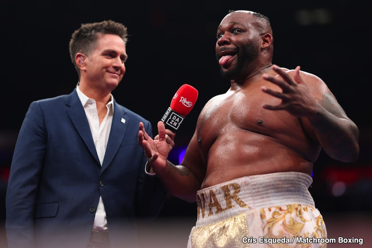 Image: Jarrell Miller Talks About the Punch That Ended His Toupee’s Career