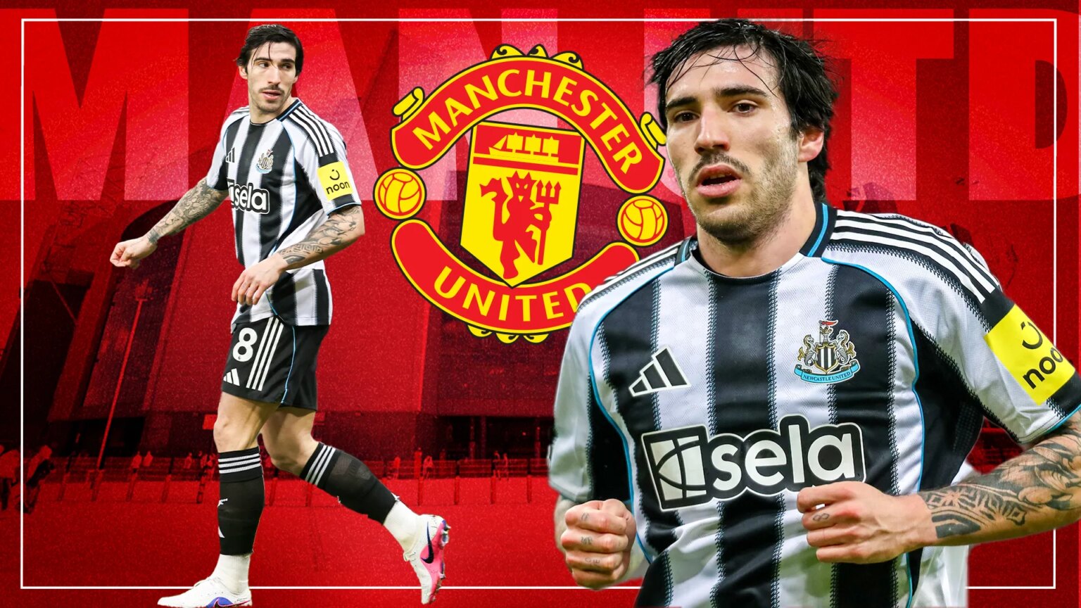 Newcastle star Sandro Tonali ‘high on Man Utd’s summer transfer shortlist’ alongside two England stars