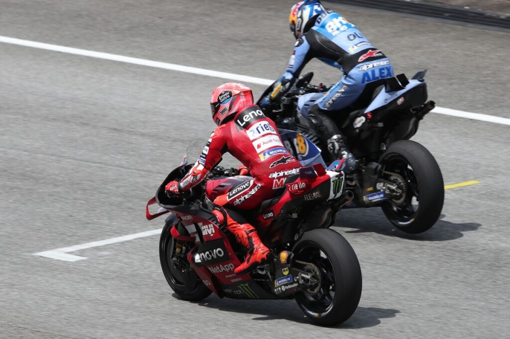 The MotoGP Sepang test race simulations that put Alex Marquez ahead of Bagnaia and Marc Marquez