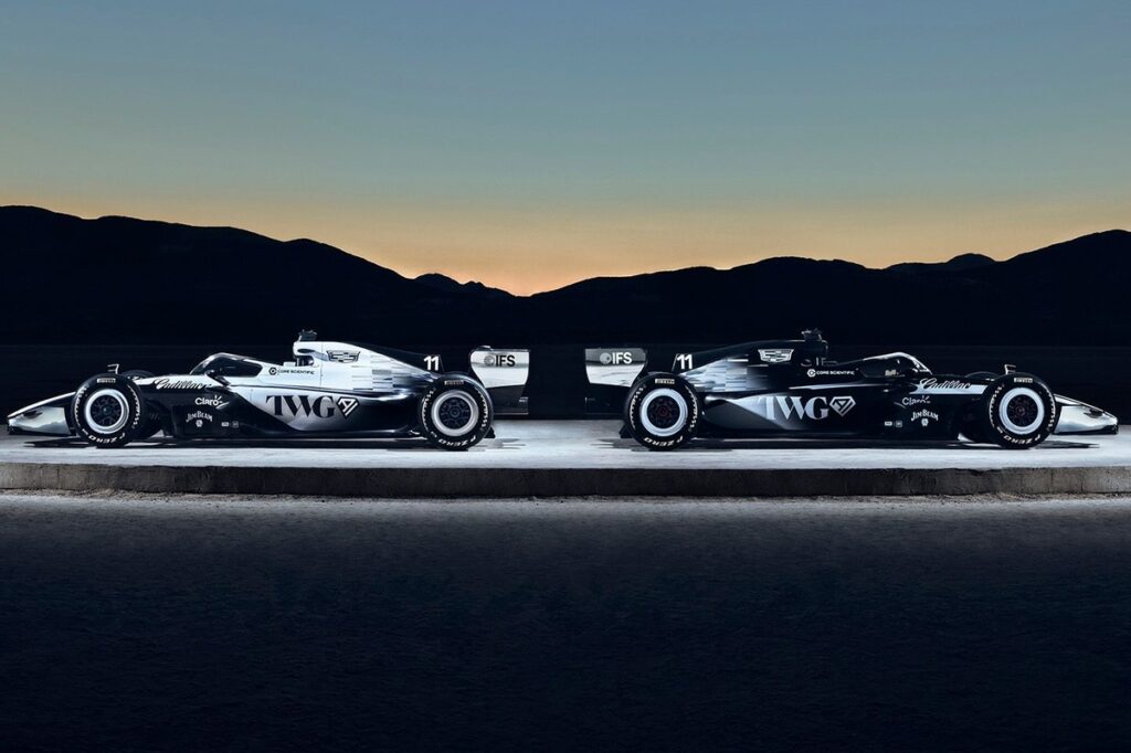 Cadillac reveals two-sided livery for its maiden F1 season