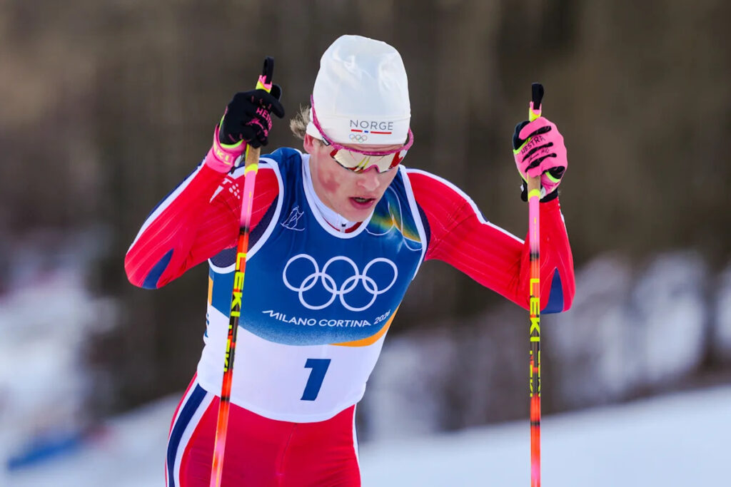 Norway’s Klaebo wins opening race at Milan Cortina, grabbing sixth gold medal in skiathlon