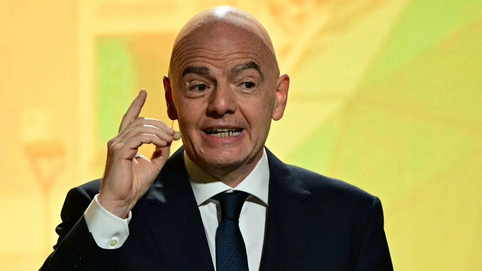 Fifa chief Gianni Infantino apologises to British fans after ‘cheap joke’ ahead of World Cup 2026