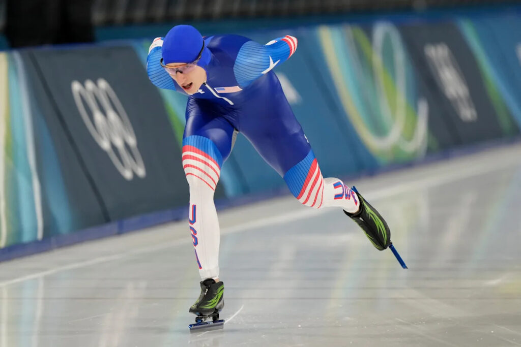 US speedskater Jordan Stolz set to race in the 1,000 meters at the Milan Cortina Olympics