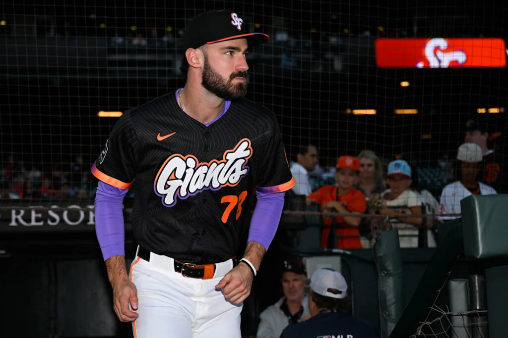 Bryce Eldridge to have outfield glove mailed to him