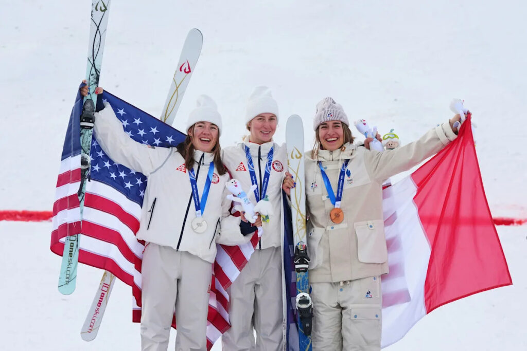 Lemley, Kauf take gold and silver for US in women’s moguls
