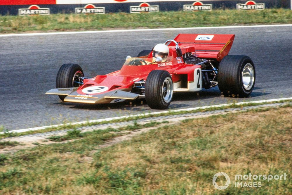 Rindt in the iconic Lotus 72