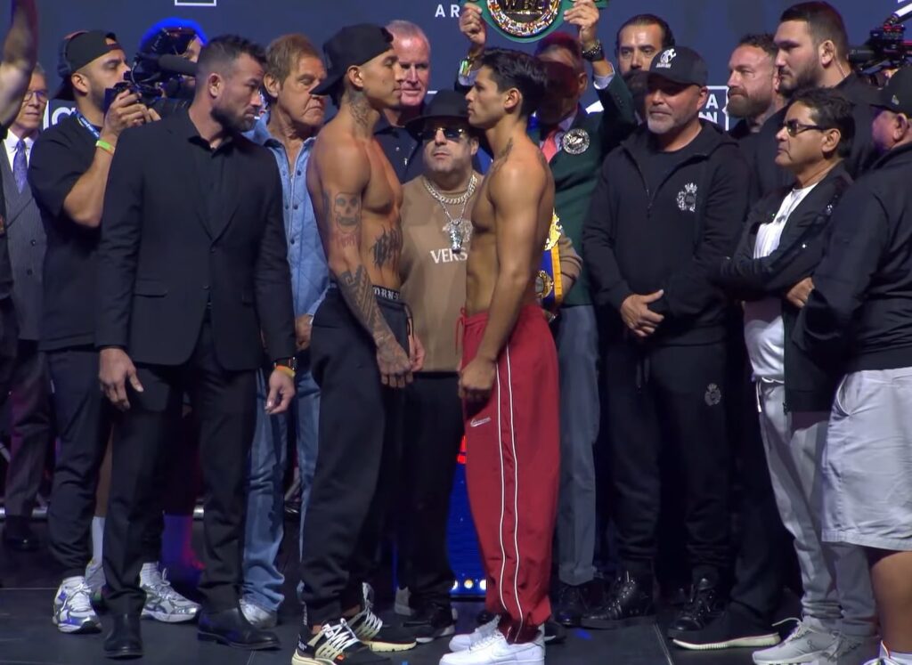 Ryan Garcia, Mario Barrios make weight for welterweight title fight