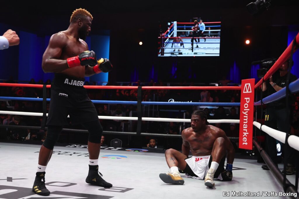 Efe Ajagba drops Charles Martin twice, wins by Round 4 TKO