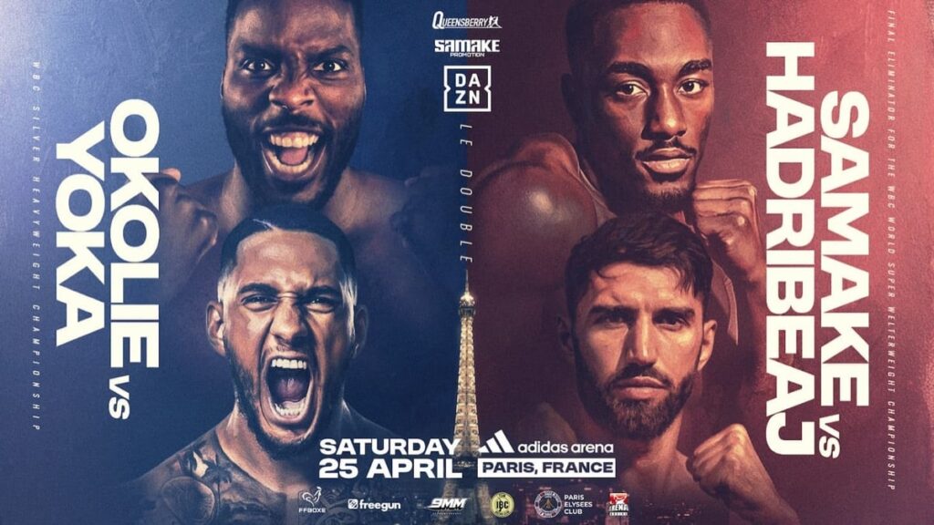 Tony Yoka, Lawrence Okolie Headline April 25 Paris Card, Live on DAZN
