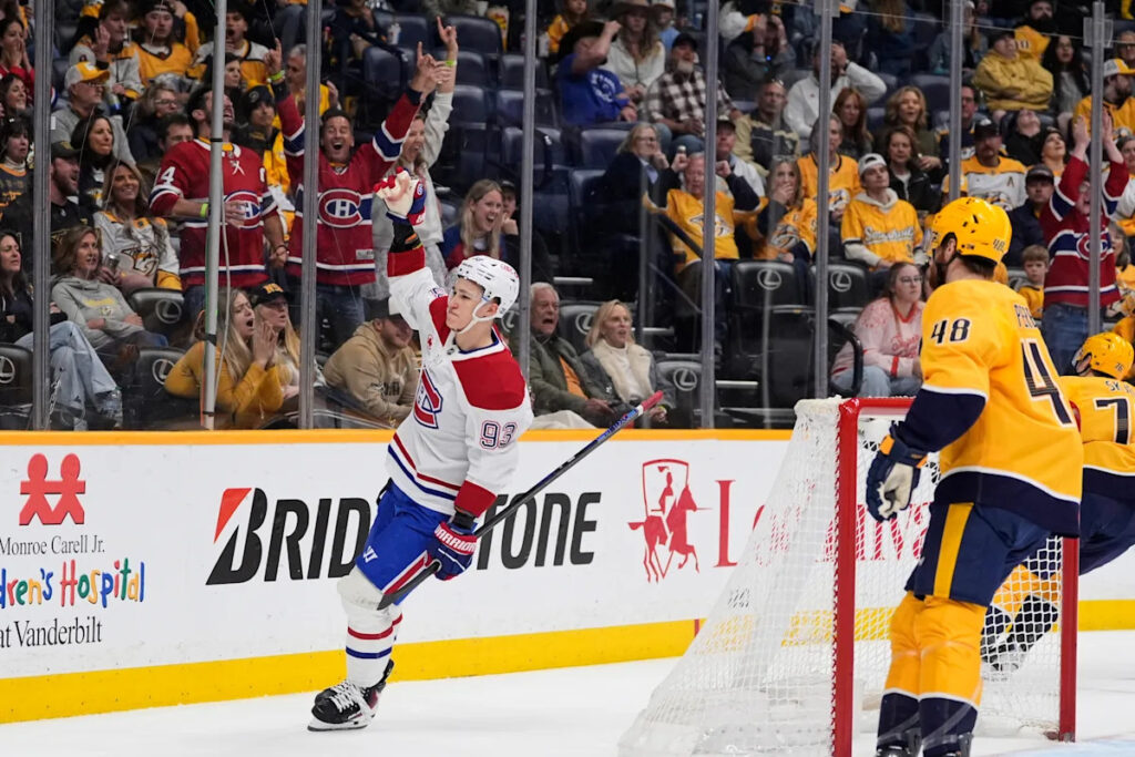 Montreal Canadiens win their 4th straight beating the Predators 4-1