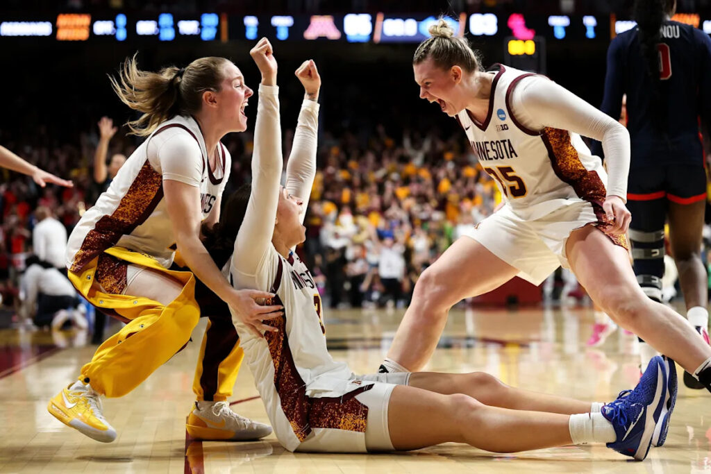 Battle’s winner for Minnesota gives women’s March Madness a shining moment in closest game yet