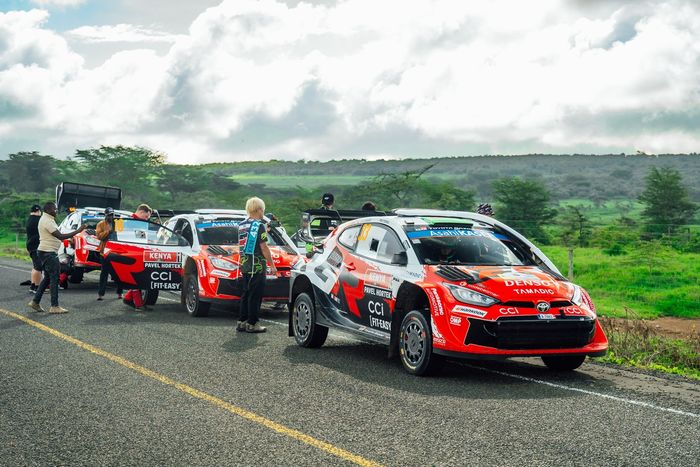 Elfyn Evans, Scott Martin, Toyota Gazoo Racing WRT Toyota GR Yaris Rally1, Takamoto Katsuta, Aaron Johnston, Toyota Gazoo Racing WRT Toyota GR Yaris Rally1
